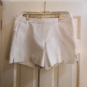 Boden white shorts  size 6    4" length  NWOT